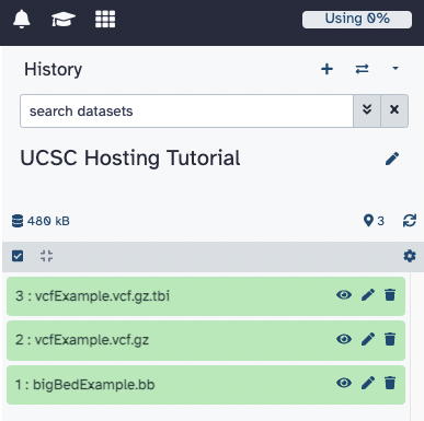 Galaxy file listing showing track hub component files